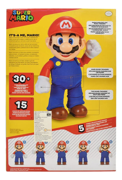 Super Mario Bros Figura 30 Cm Sonido Jakks Pacific Cf