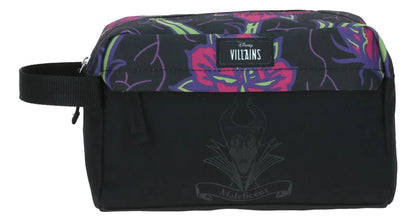 Mochila Y Lapicera Disney Villains Malefica Primaria Chenson Negro Estampado