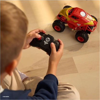 Monster Jam Marvel Vehiculo Iron Man Rc 1:24 Spin Master Rojo Iron Man