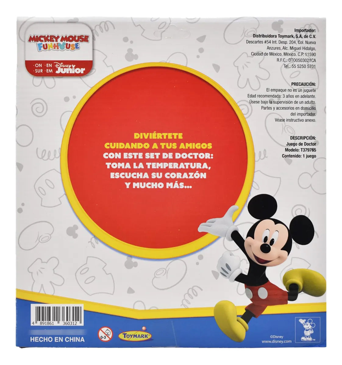 Disney Mickey Y Frozen Pack 2 Juegos De Doctor Toymark Azul