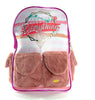 Mochila Polinesios Love Is Original Leslie Nueva Color Rosa claro Diseño de la tela 600D