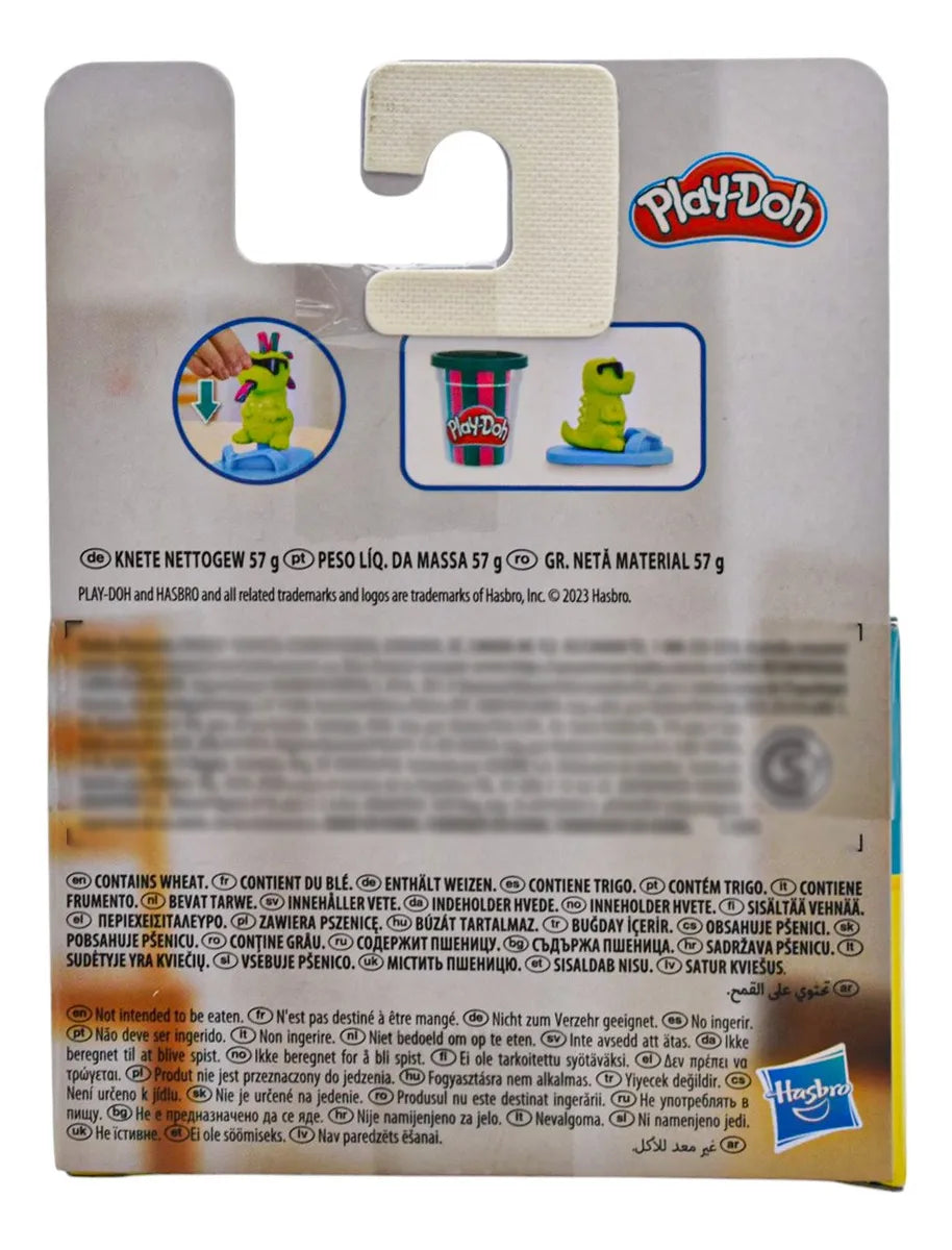 Play-doh Pack 3 Moldes De Animales 171 G Hasbro Color Multicolor