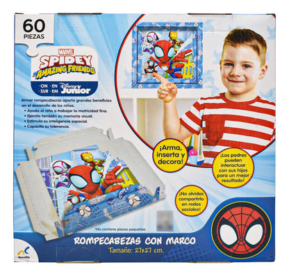 Disney Princesa Marvel Spidey Pack 2 Rompecabezas Novelty