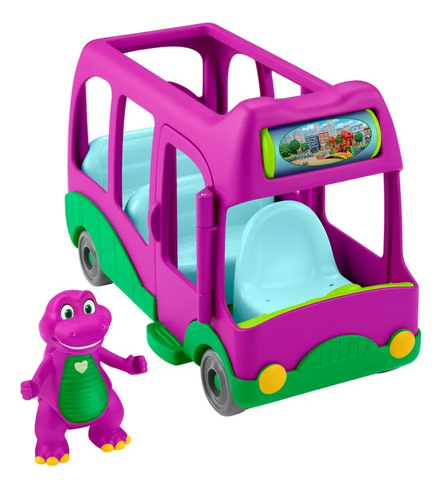 Vehículo De Juguete Autobús De Aventuras Multicolor Barney
