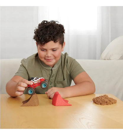 Monster Jam Dirt Pack Son Uva Y Monster Mutt Spin Master Azul