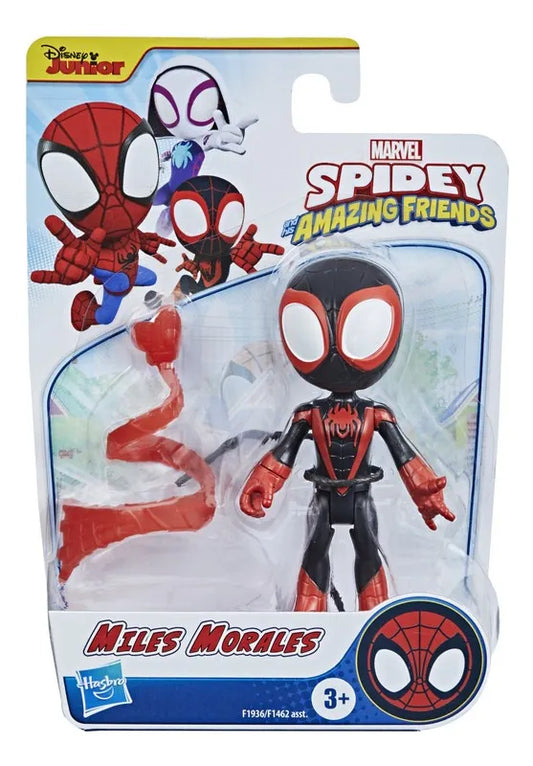 Hasbro Figura de Miles Morales de 10 cm Marvel Spidey +3 años