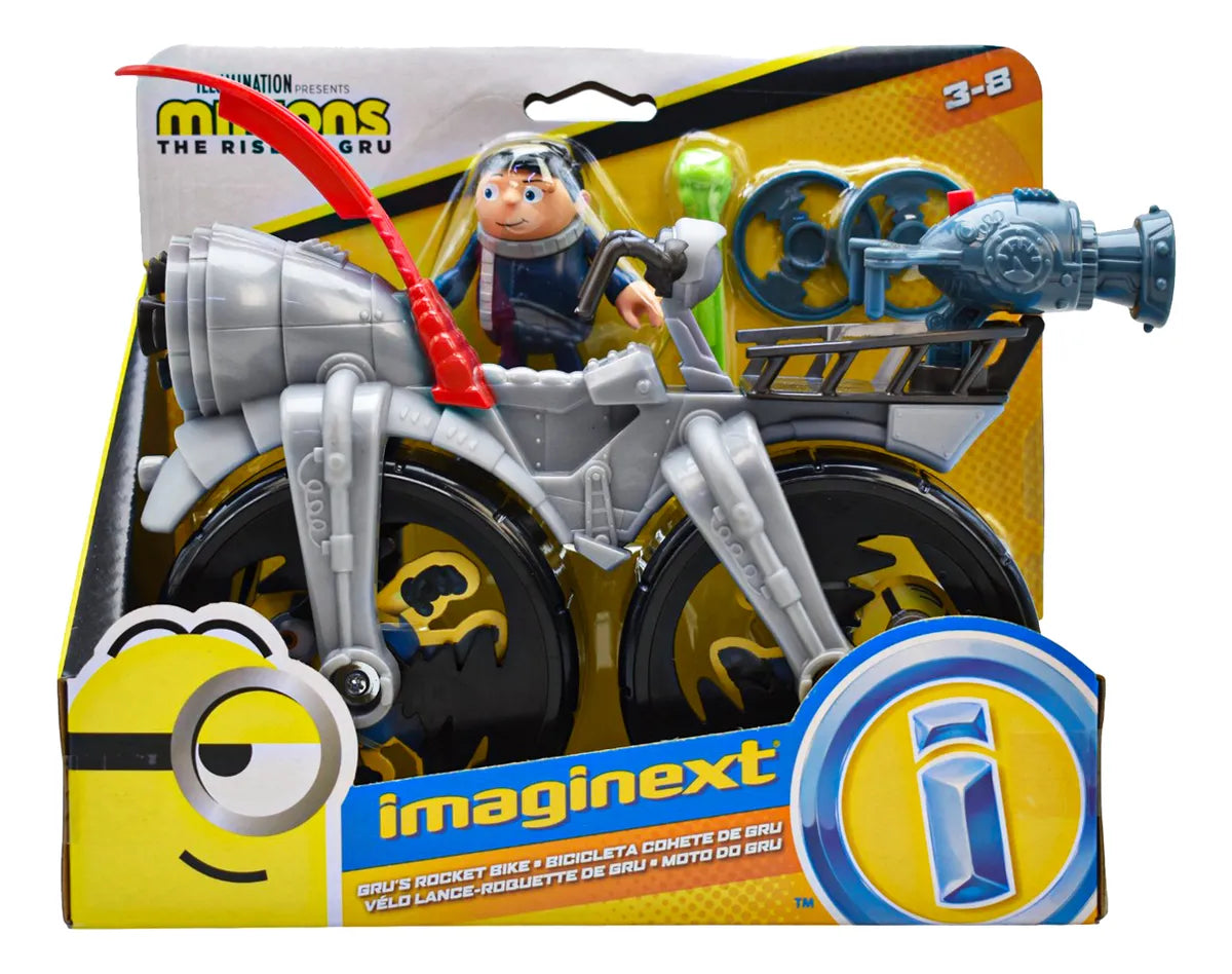Minions The Rise Of Gru Pack 2 Vehiculos Y Figura Imaginext Multicolor