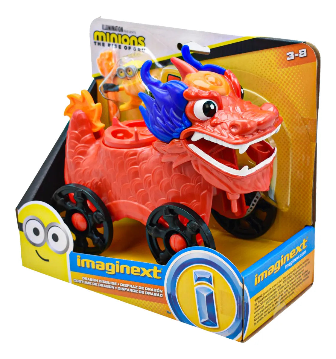 Minions The Rise Of Gru Pack 2 Vehiculos Y Figura Imaginext Multicolor