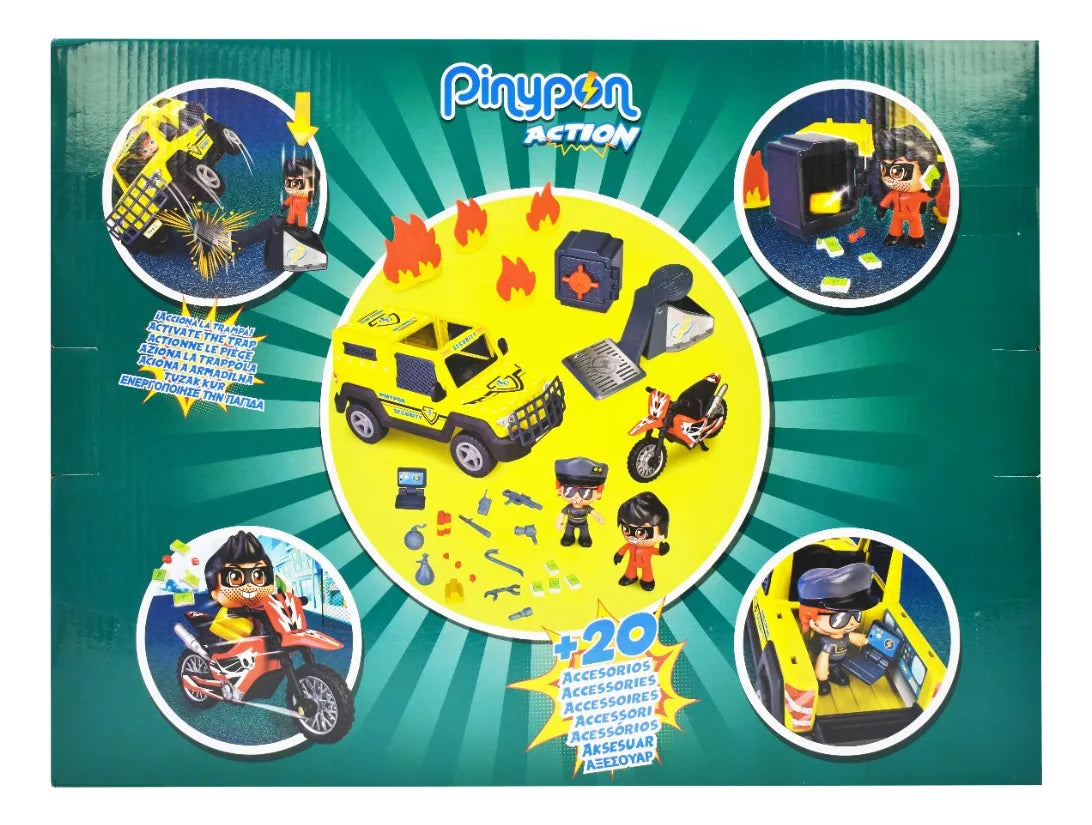Pinypon Action Atraco Al Furgon 20 Accesorios Famosa Cd