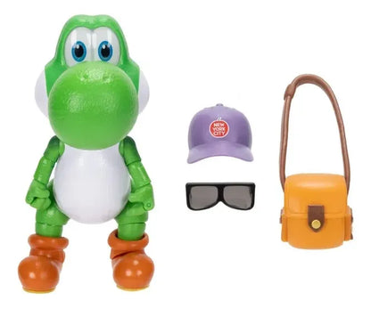 Super Mario Galaxy Movie Yoshi Con Gorra Figura 14cm Jakks