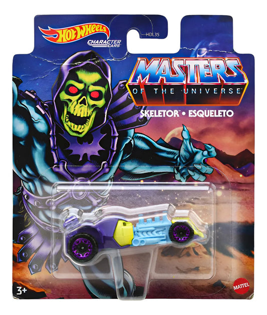 Hot Wheels Character Cars Skeletor Escala 1:64 Mattel Cd Violeta/verde