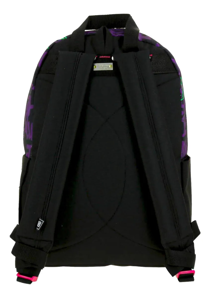 Mochila Y Lapicera Disney Villains Malefica Primaria Chenson Negro/morado Maléfi
