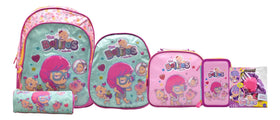 Mochila The Bellies Bellie Beth Kit 6 Piezas Primaria Famosa Rosa Impresion 3d