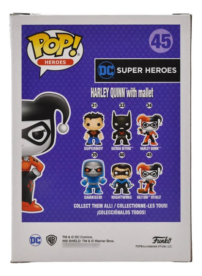 Dc Super Heroes Harley Quinn With Mallet #45 Funko Pop