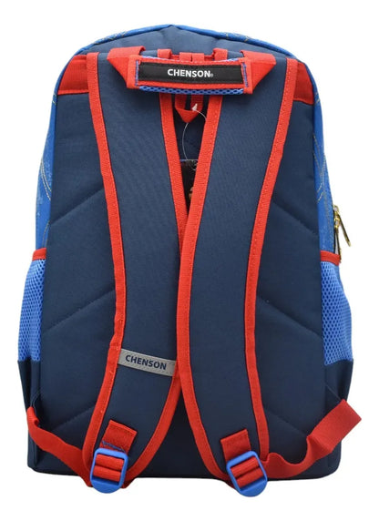 Mochila Y Lapicera Descendientes Corazon Primaria Chenson Azul Bordado
