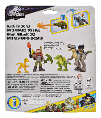 Imaginext Jurassic World Pack Track And Trail Y Owen Fisher