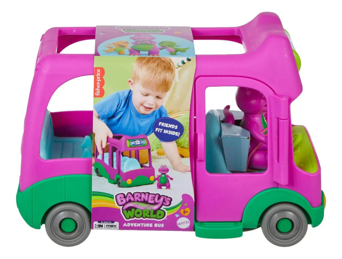 Vehículo De Juguete Autobús De Aventuras Multicolor Barney
