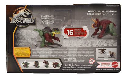 Jurassic World Fierce Changers Pack 2 Figuras Mattel