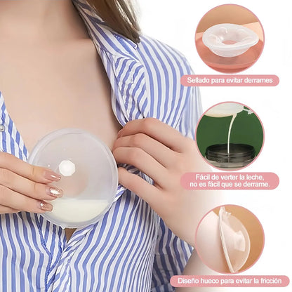 Conchas Recolectoras De Leche Materna Protectores Pezón 6pzs
