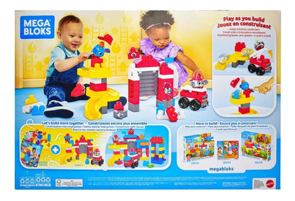 Mega Bloks Estacion De Bomberos 50 Pz Fisher Price 50 Elefante Y Perro