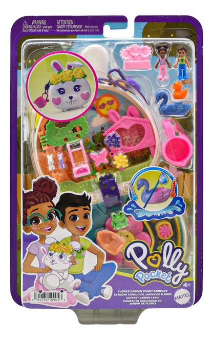 Polly Pocket Pack Estuche De Conejo Y Erizo Mattel