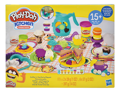 Play Doh Kitchen Creations Cafe Y Te 397g Hasbro Multicolor