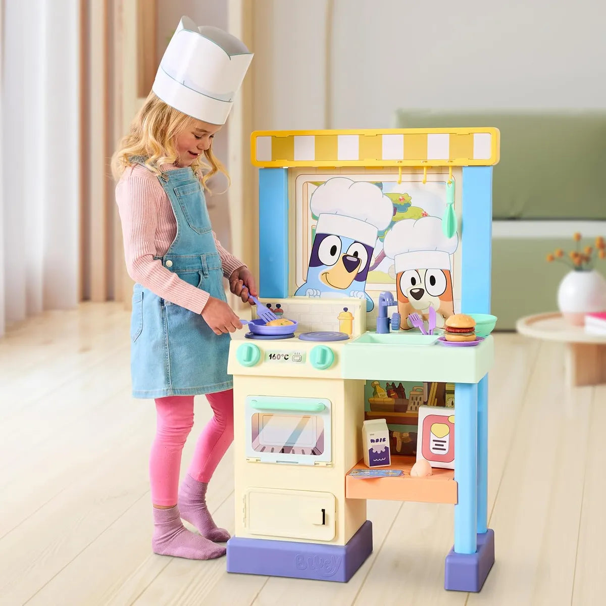 Bluey Cocina Con Bluey Juego De Cocina Luz Sonido Moose Da Azul