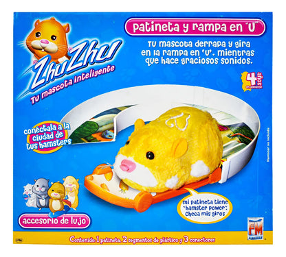 Zhu Zhu Patineta Y Rampa En U Zanahorias Fotorama Azul