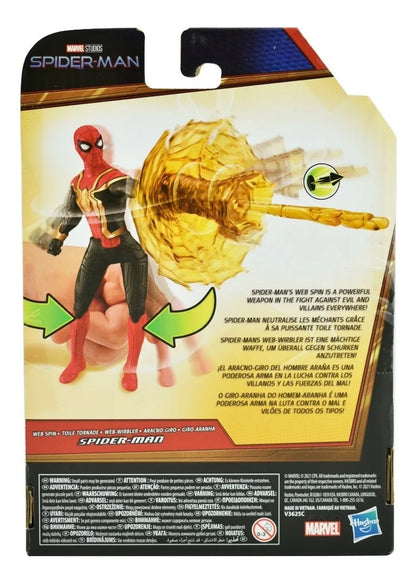 Marvel Spiderman Aracno Giro Figura 16cm Hasbro