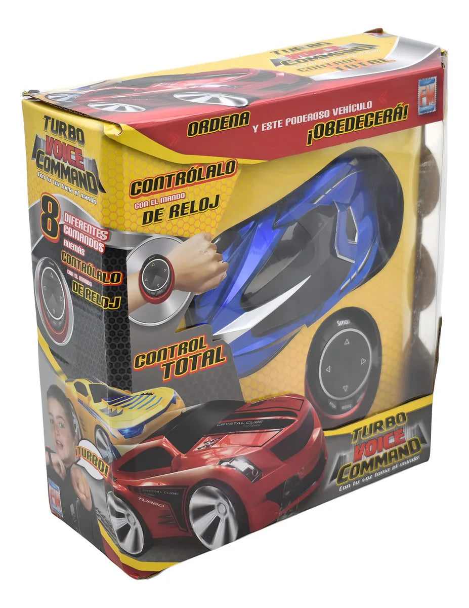 Turbo Voice Command Vehiculo Radio Control Azul Fotorama