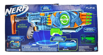 Nerf Elite 2.0 Flipshots Flip 16 Hasbro Cd Azul