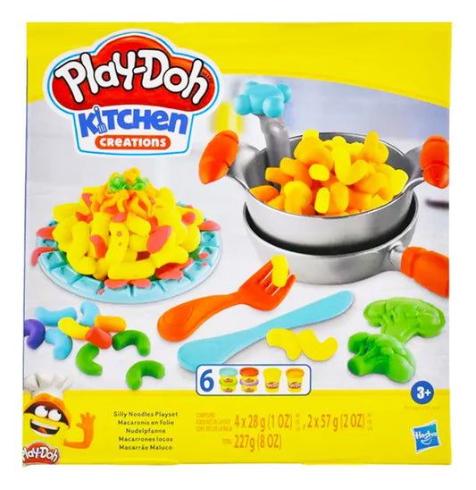 Play Doh Kitchen Creations Macarrones Locos 227g Hasbro Multicolor