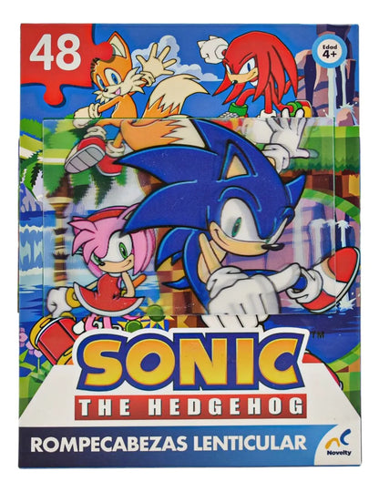 Rompecabezas Avengers Jurassic World Y Sonic 196 Pz Novelty