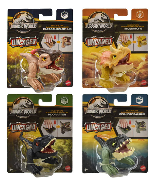 Jurassic World Uncaged Pack 4 Dinosaurios 6 Cm #3 Mattel