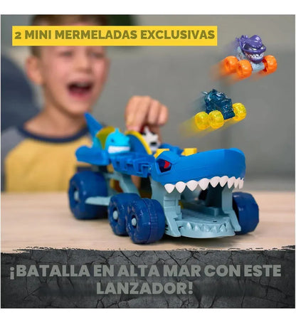 Monster Jam Mini Set Takedown Ataque Del Calamar Spin Master
