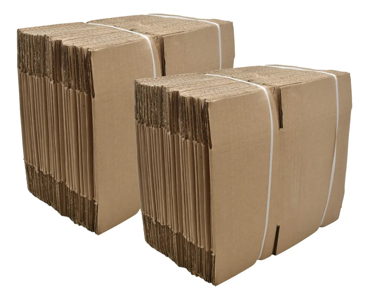 50 Cajas De Carton Empaque E-commerce 16x13.8x19.5cm Exch1 Caqui