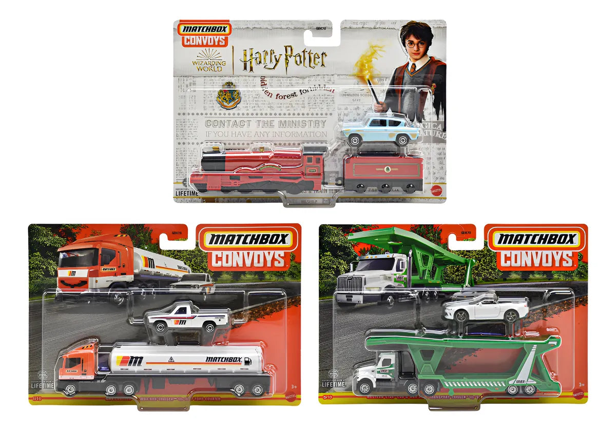 Matchbox Convoys Pack 3 Sets Gbk70 Mattel Multicolor