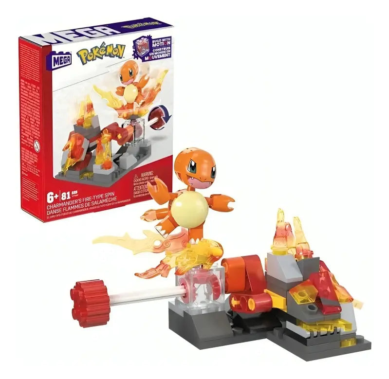 MEGA Pokémon Charmander, 81 piezas – Mattel HTH86
