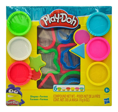Play Doh Formas 6 Botes Y 9 Moldes 170g Hasbro Multicolor