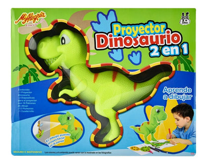 Proyector Dinosaurio 18 Patrones De Dibujo 2 En 1 Mi Alegria