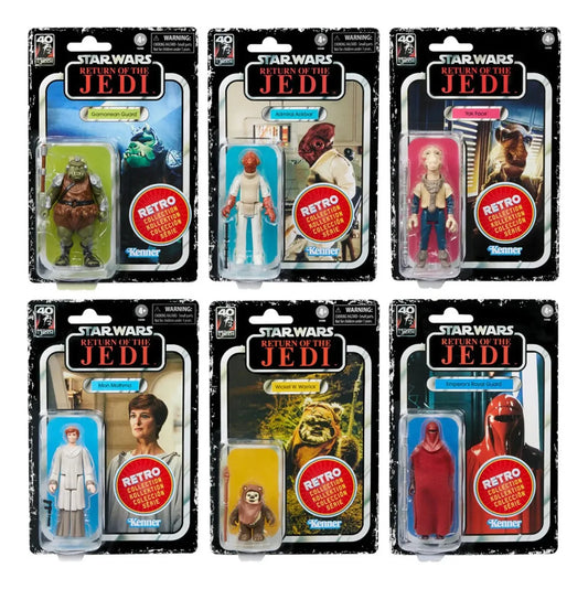 Star Wars Vintage Y Retro Collection Pack 6 Piezas #4 Hasbro