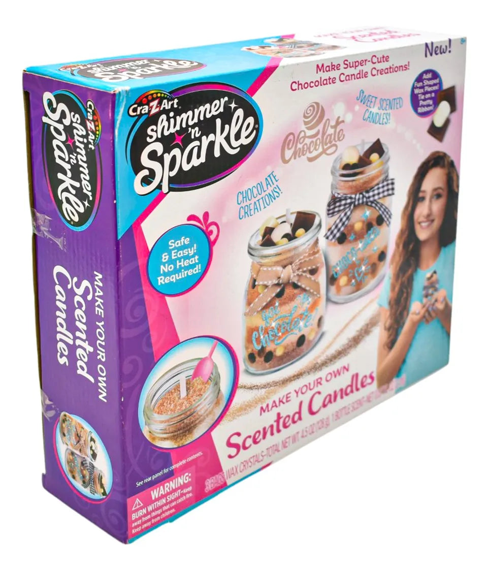 Shimmer N Sparkle Crea Velas Olor Chocolate Y Jabon Crazart