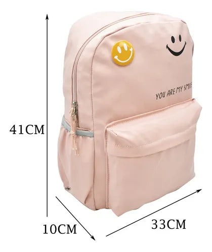 Mochila You Are My Smile Coral Lisa Primaria Ll23bmj105