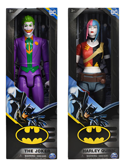 Dc Batman Pack The Joker Y Harley Quinn 30 Cm Spin Master