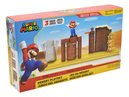Super Mario Pack Desierto Y Dehesa Bellotera Jakks Pacific Multicolor
