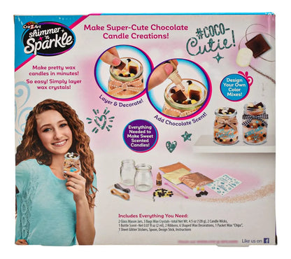 Shimmer N Sparkle Crea Velas Olor Chocolate Y Jabon Crazart