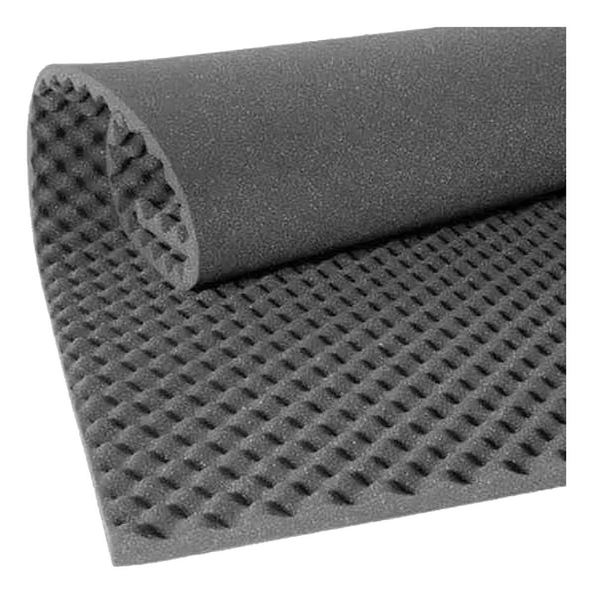 Tira De Esponja Acustica 1.00cm X 1.84cm Negra Negro
