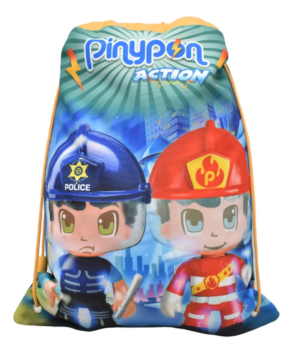 Mochila Pinypon Action Kit 3pz Primaria 15988 Famosa Verde Etampado