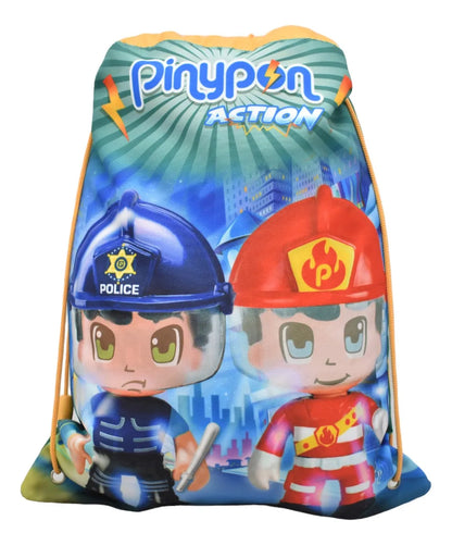 Mochila Pinypon Action Kit 3pz Primaria 15988 Famosa Verde Etampado