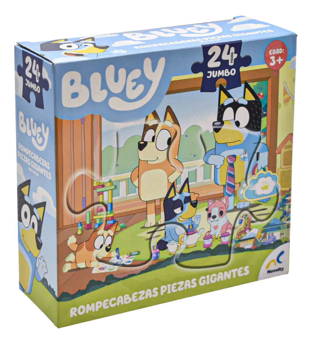 Bluey Pack 3 Sets De Rompecabezas Novelty